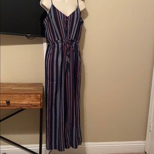 NWT splendid linen pants jumpsuit large